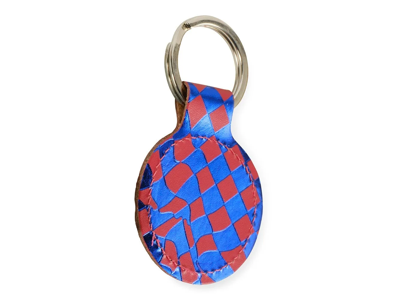 Undercover Keyring Check Foil Red Blue