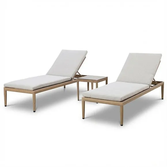 Maze Burford Sun Lounger Set with Side Table 5
