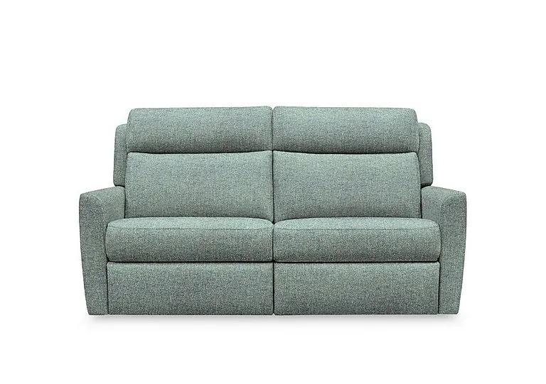 Wren 2 Cushion 3 Seater Fabric Sofa - No Recliner - Dapple Kingfisher