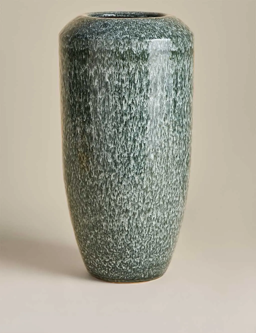 M&S Extra Large Tapered Ceramic Vase Blue
