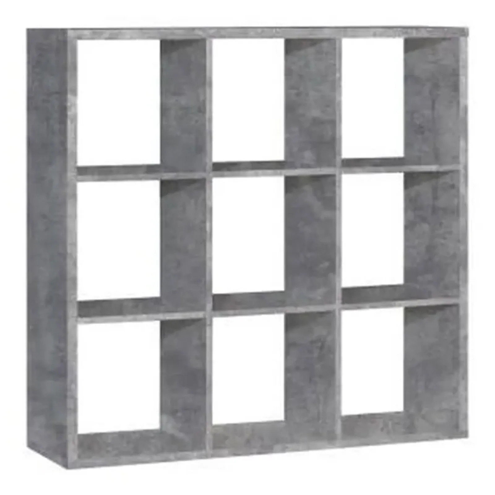Furniture To Go Mauro 3x3 Storage Unit in Grey