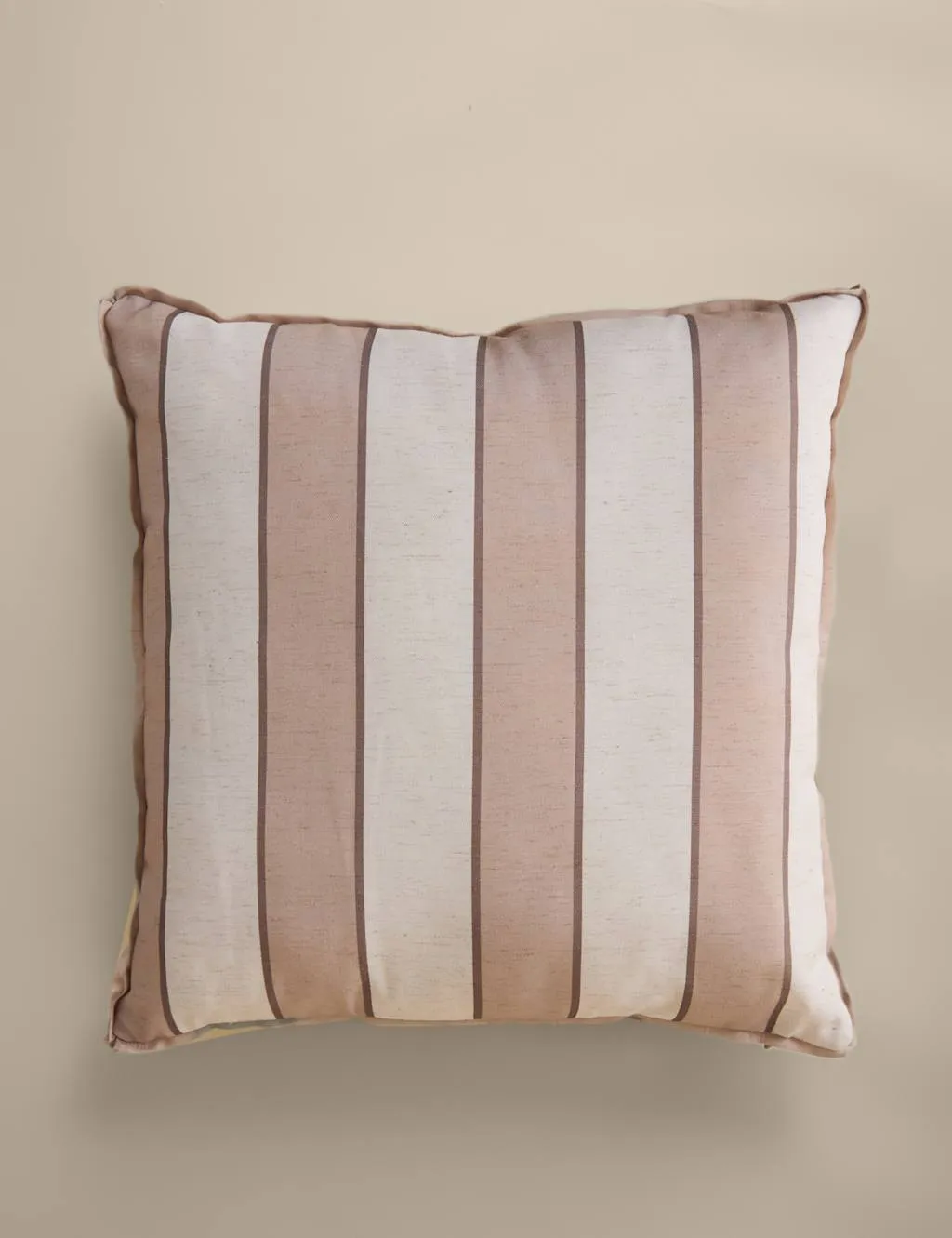M&S Set of 2 Striped Outdoor Cushions Natural Mix