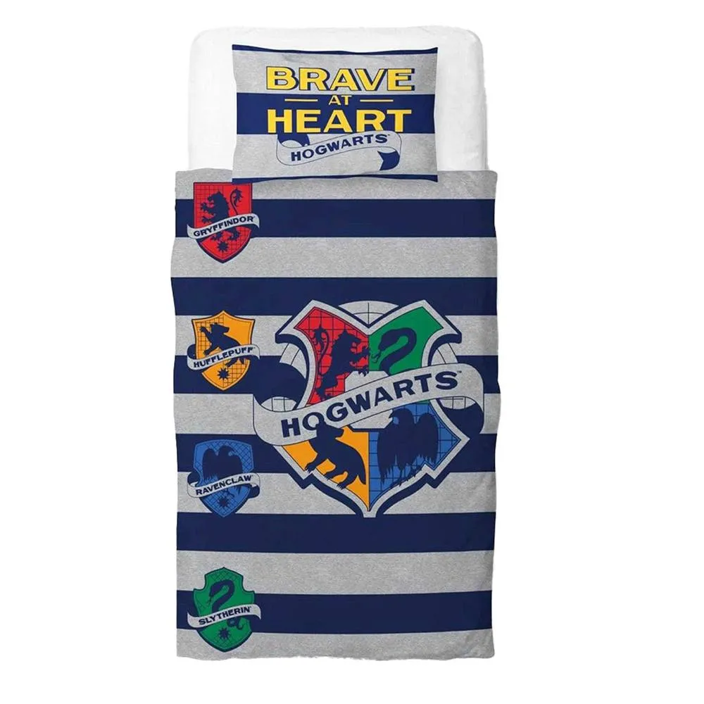 Harry Potter Brave at Heart Reversible Duvet Set in Blue