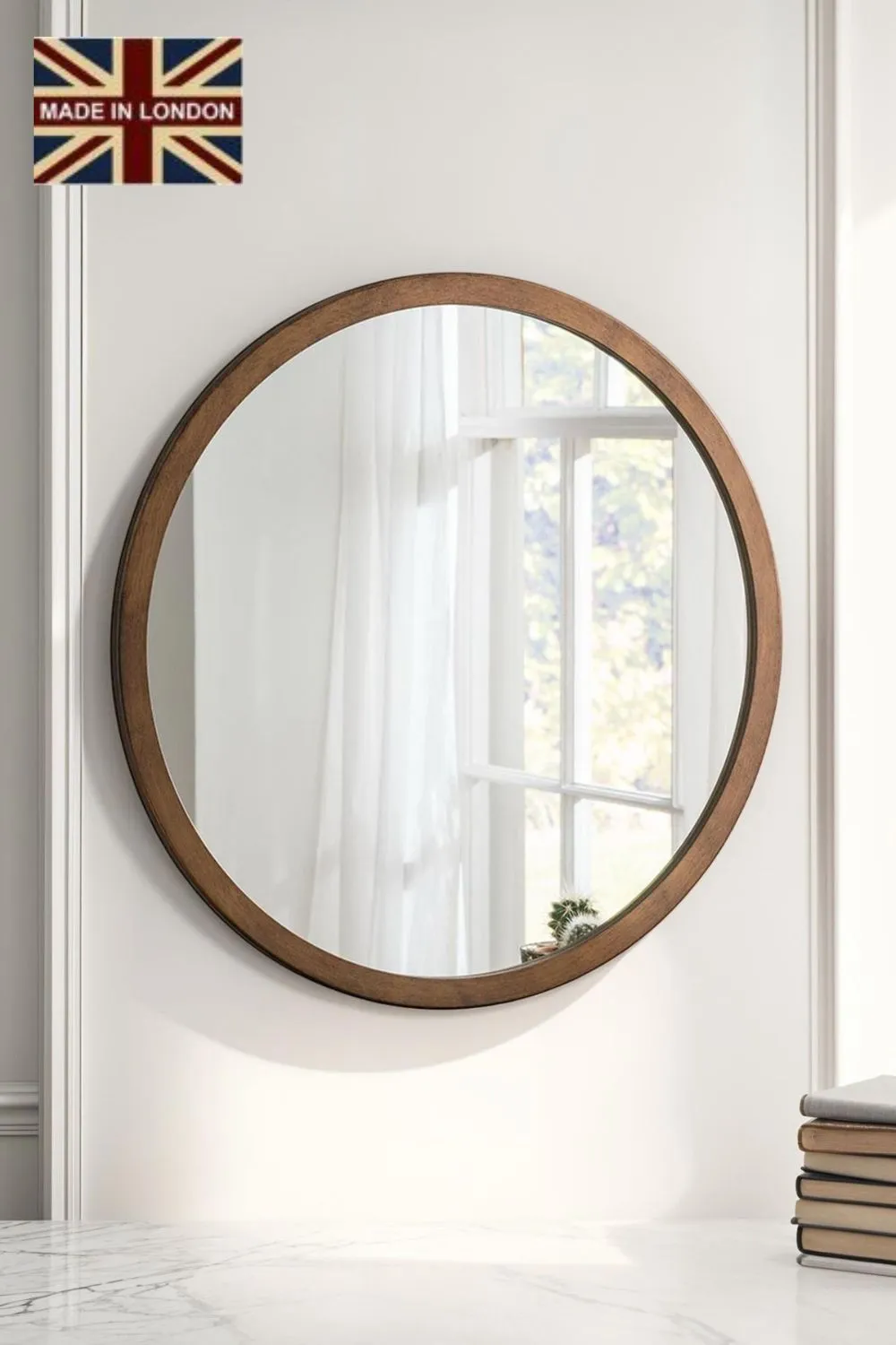 Yearn Mirrors Round Wall Mirror Bronze 80cm