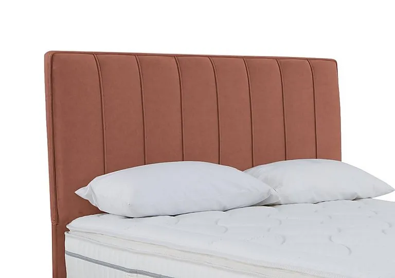 Daniel Floor Standing Headboard - Single - Burnt Orange