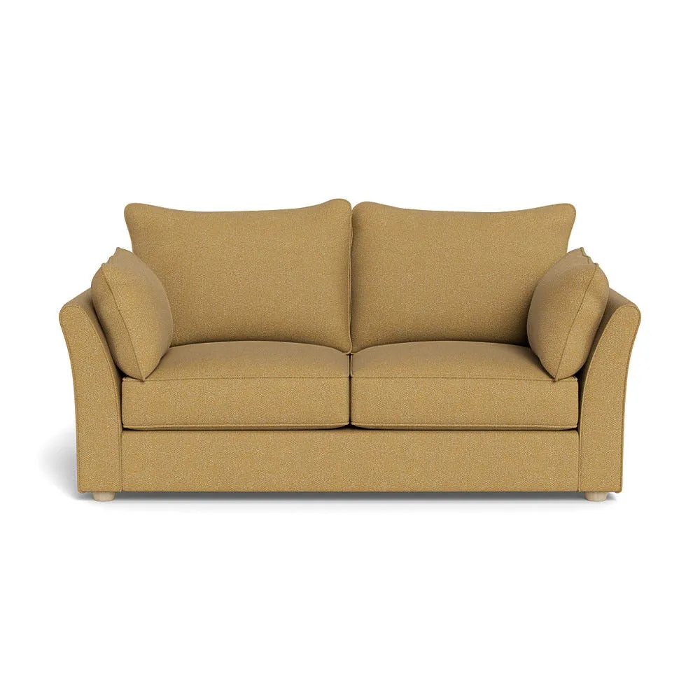 Heal's Tailor 3 Seater Sofa Boucle Tweed Citrine Natural Beech Feet 1