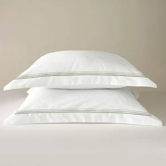 Dorma Rovello Embroidery 100% Cotton Continental Pillowcase 3