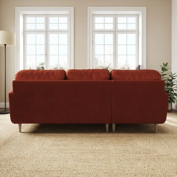 Sven Opulent Velvet Large Corner Chaise Sofa 3