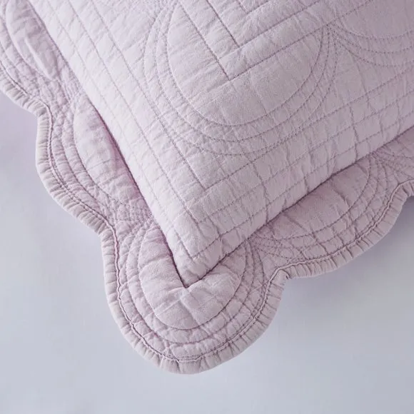 Dorma Soft Scalloped Pillow Sham 2