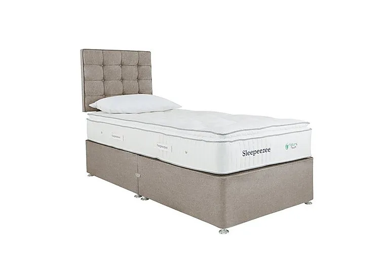 Natural Touch 2000 Pillowtop Divan Set - Single - Joshua Latte