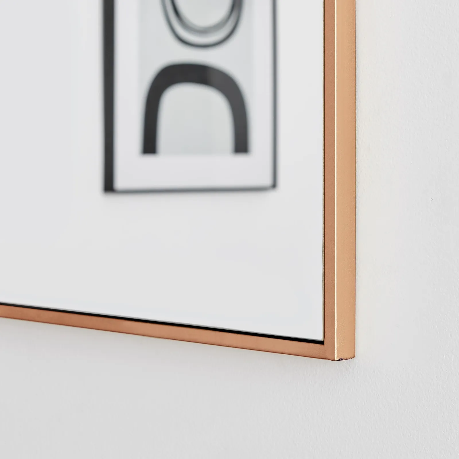 FurnitureboxUK Emma Full Length Extra Large 170x50cm Framed Rectangular Vertical Living Room Hallway Wall Mirror in Copper 5