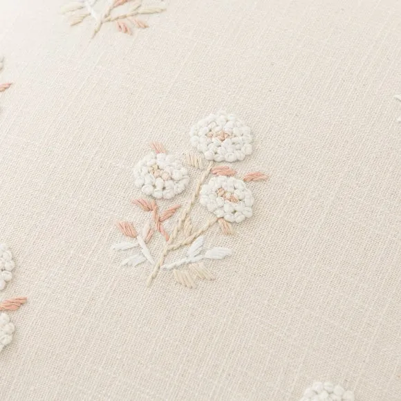French Knot Floral Cushion Cover 2