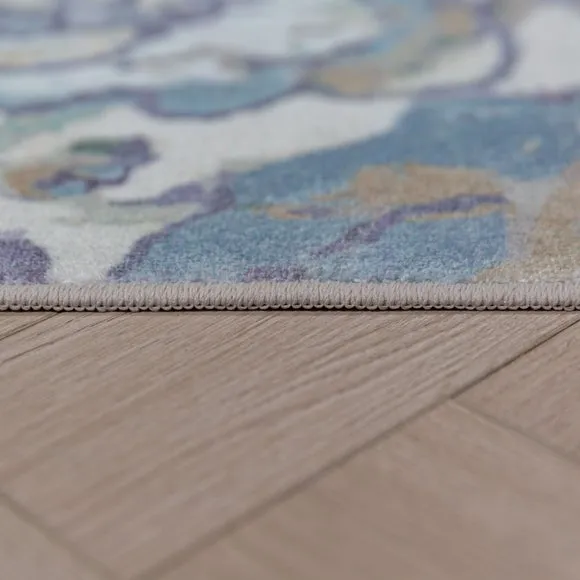Amberley Floral Washable Rug 4