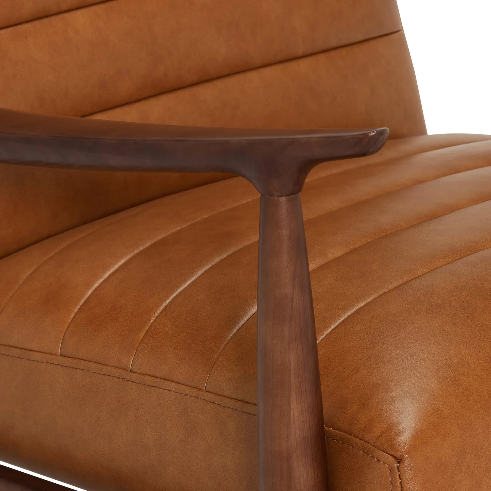 Hockney Armchair, Brown Leather | Barker & Stonehouse 5