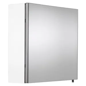 Croydex Dawley Large Single Door White Bathroom Cabinet - 670 x 500mm