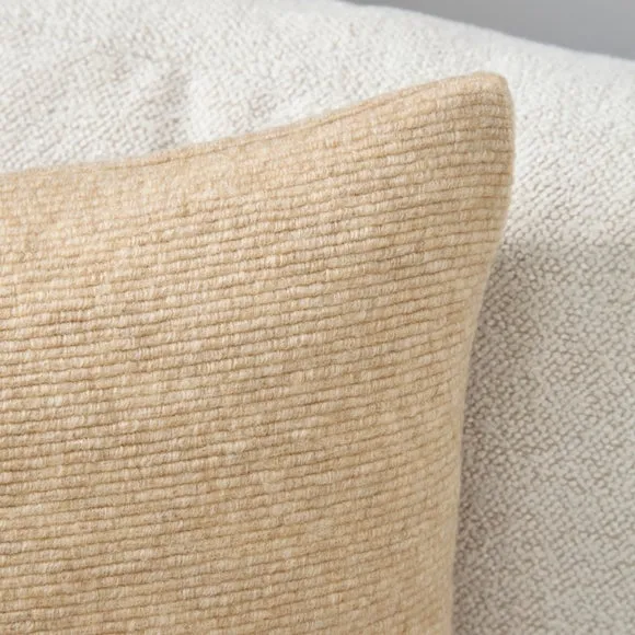 Flaxley Ribbed Square Cushion 2