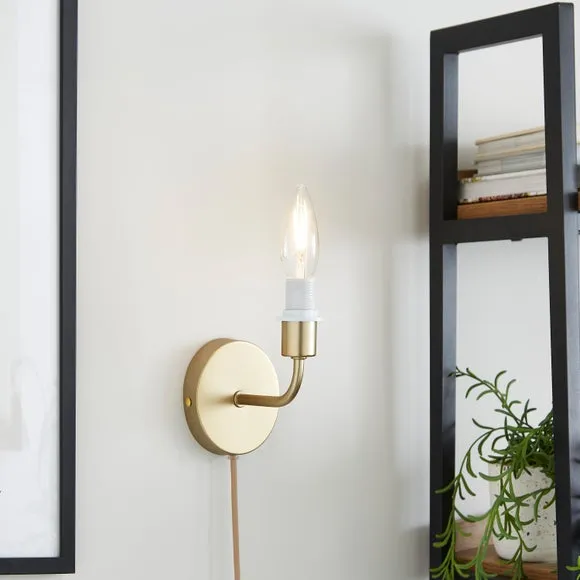 Wallace Plug In Wall Light Fitting
