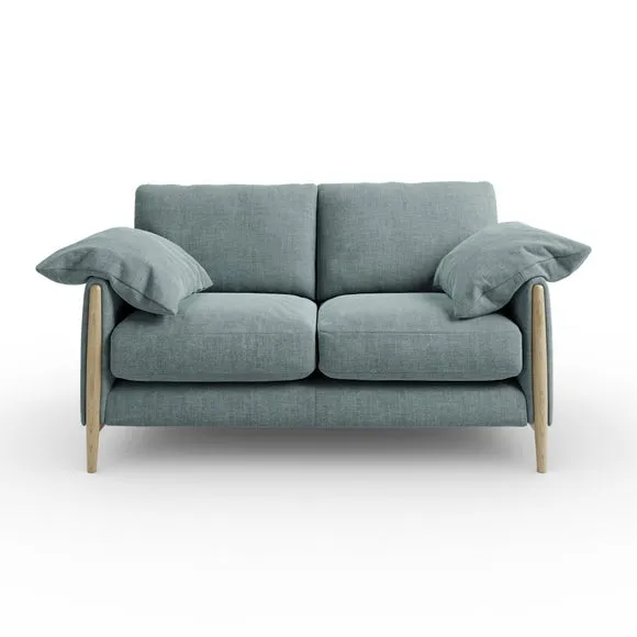 Hector Tonal Plush Chenille 2 Seater Sofa 6