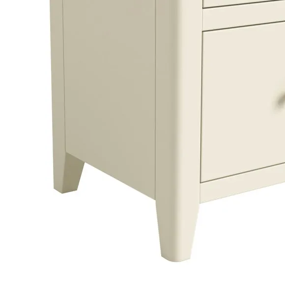 Bromley II 2 Drawer Slim Bedside Table 4