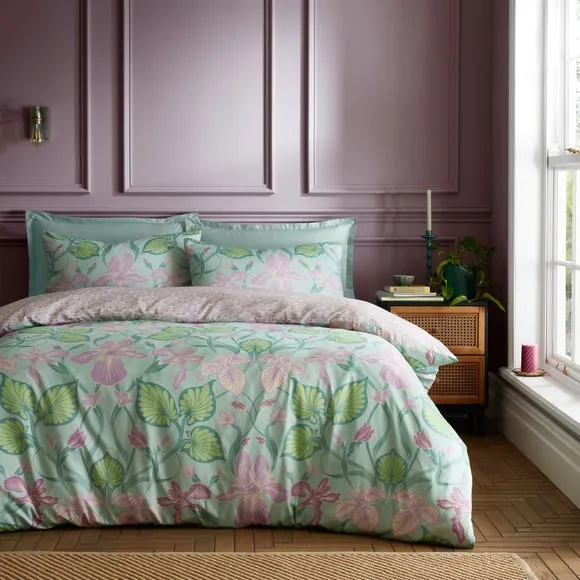 Nouveau Trail 180 Thread Count 100% Cotton Duvet Cover and Pillowcase Set 1