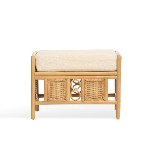 Desser Vale Rattan Footstool 3