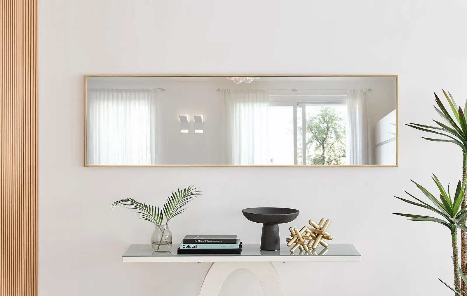FurnitureboxUK Emma Full Length Extra Large 170x50cm Framed Rectangular Vertical Living Room Hallway Wall Mirror in Gold 3