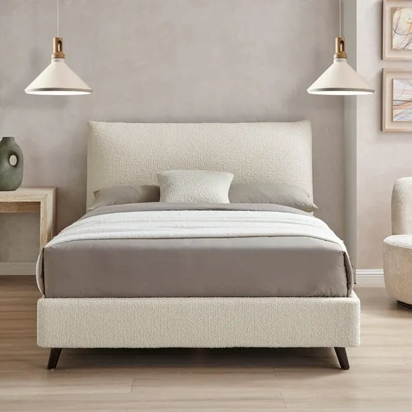 Limelight Luna Pillow Back Bed Frame, Boucle 2