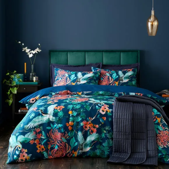 Pretty Chinoiserie Duvet Cover & Pillowcase Set