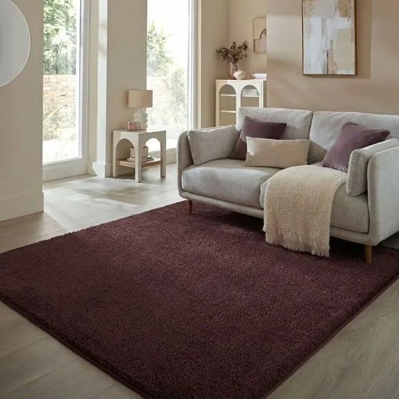 Slumber II Sheen Shaggy Square Rug