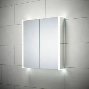 Sensio Grantham Bluetooth LED Double Door Bathroom Cabinet - 700 x 670mm 2