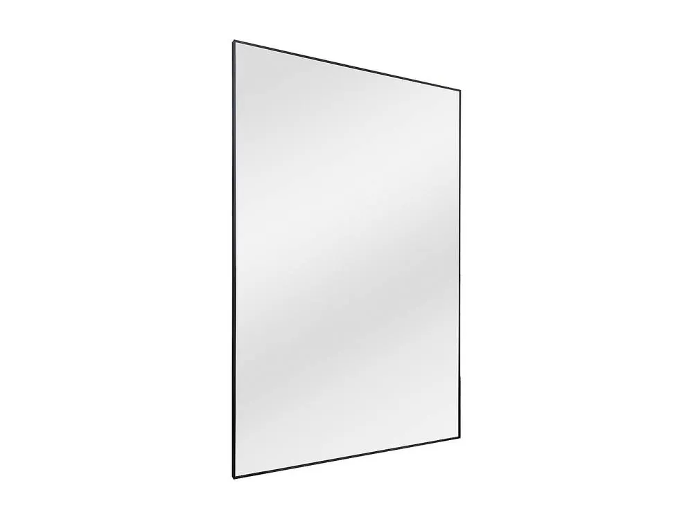 Vente-unique Large Rectangular Aluminium Mirror - L120 X H190 Cm - Black - MYRA 5