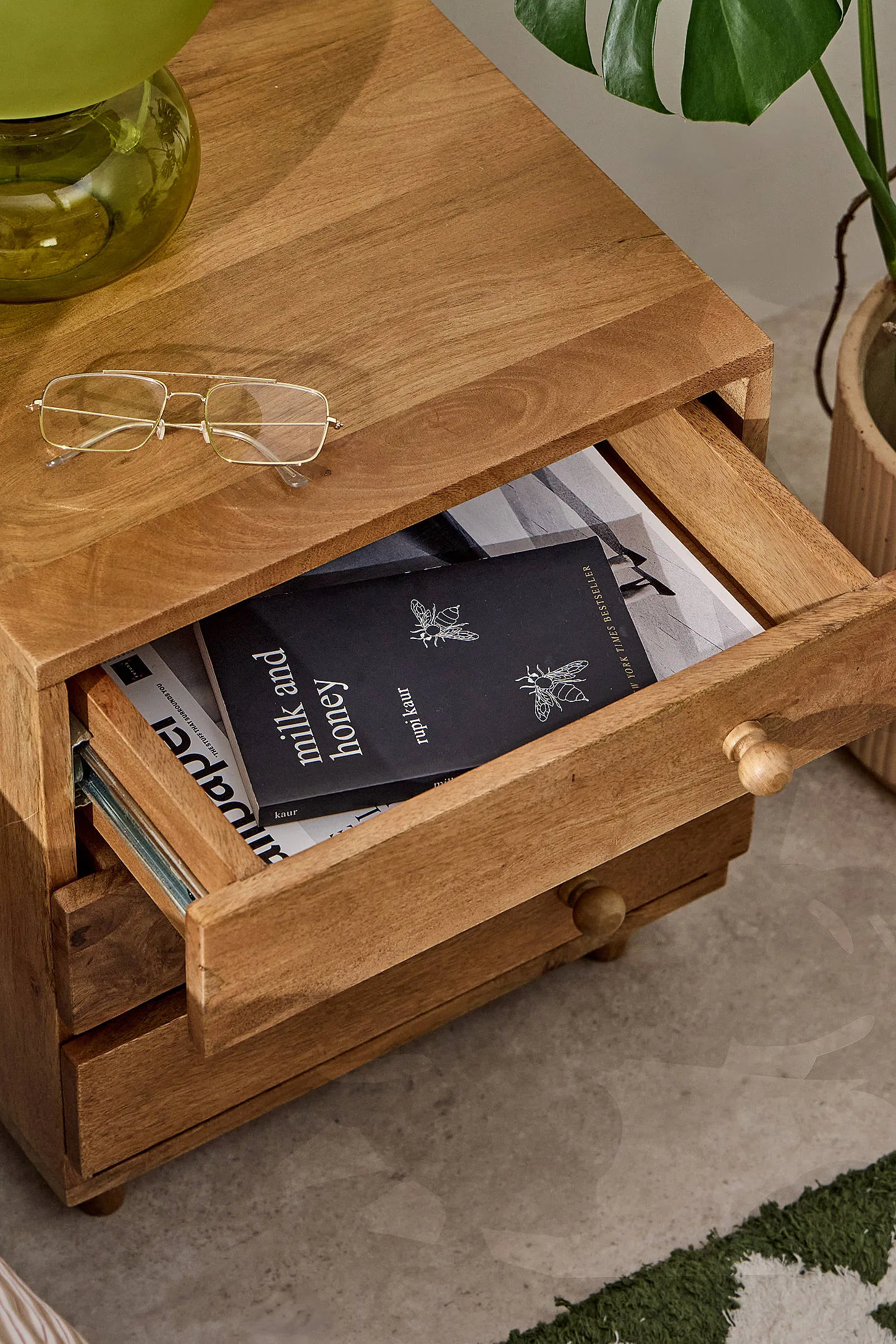 Locker Nightstand - Natural ALL 3