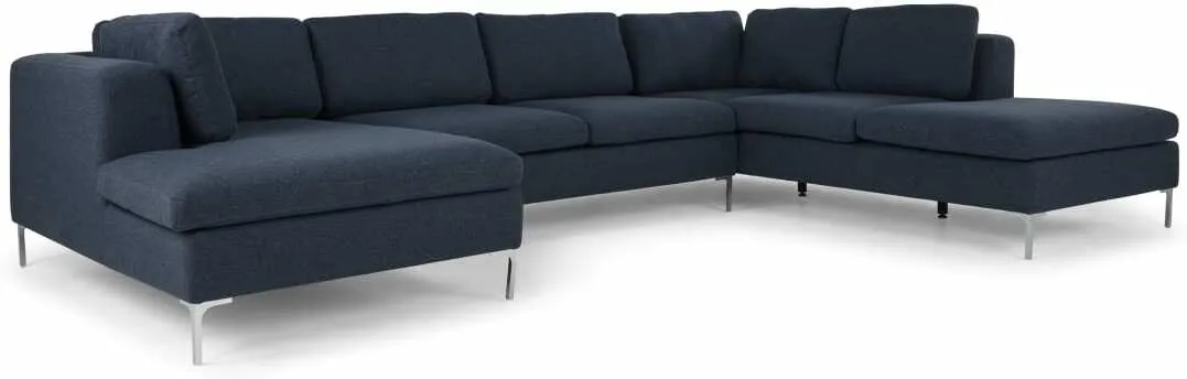 Monterosso Right Hand Facing Corner Sofa, Storm Blue