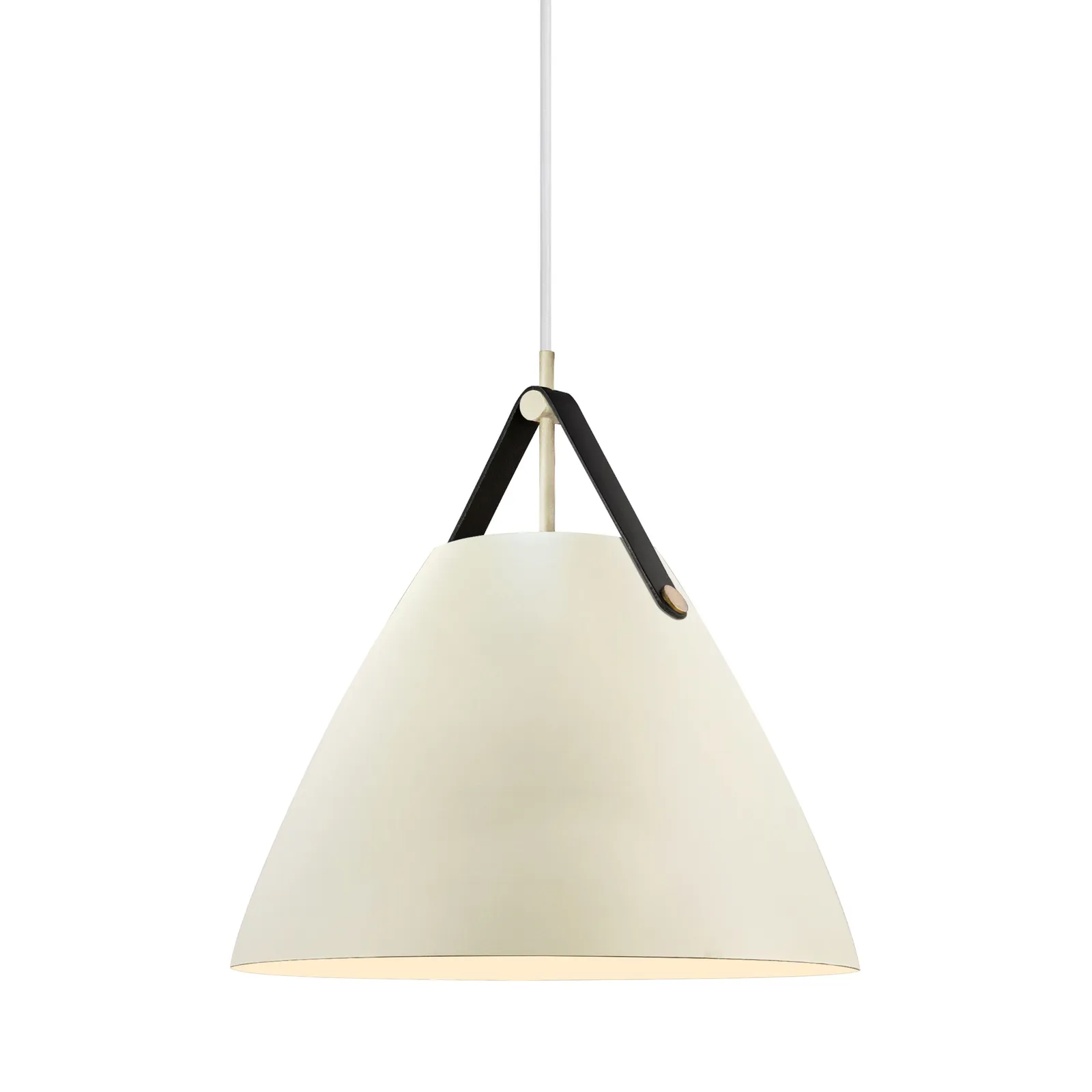 Nordlux Strap Pendant Light Sand Metal Dining Room E27 Mains 36cm in Light Beige 3