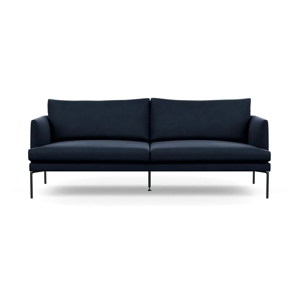 Heal's Matera 3 Seater Sofa Nobilis Velvet Night 2
