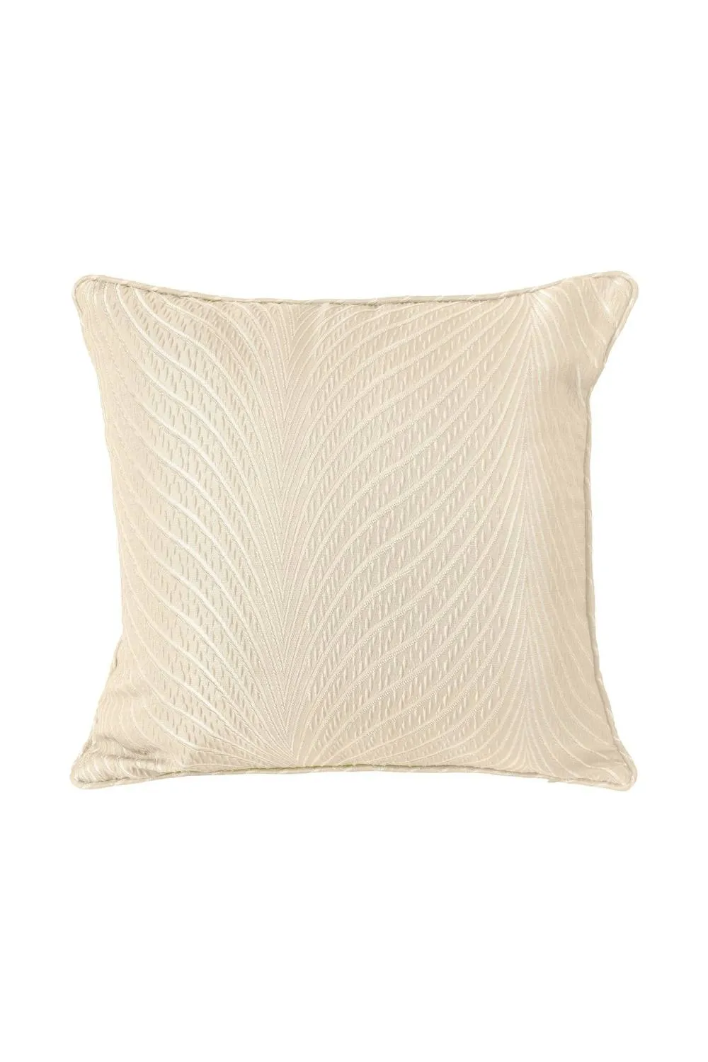 New Edge Blinds Wave Collection Cushion Cover in Cream
