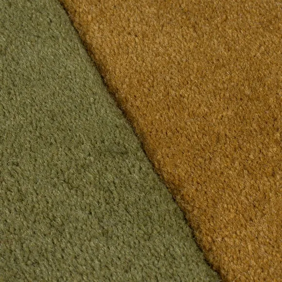 Lozenge Abstract Shaped Wool Rug 3