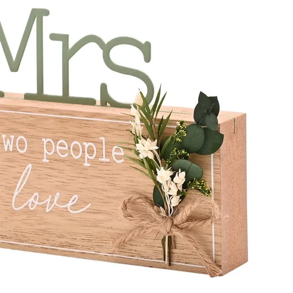 Love Story Mr and Mrs Fell In Love Ornament 4