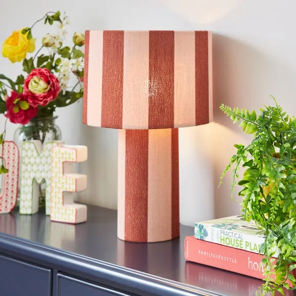 Beatrice Striped Table Lamp 1