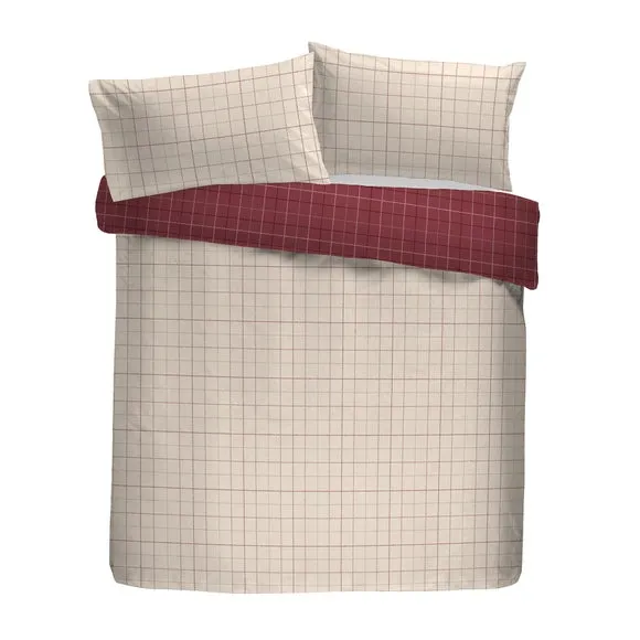 Dreams & Drapes Wynn 100% Cotton Duvet Cover & Pillowcase Set 4