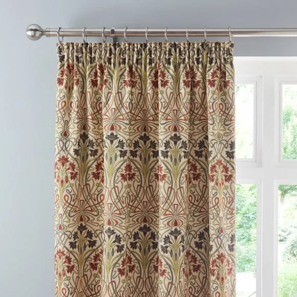 Lucetta Pencil Pleat Curtains (Blackout Available) 1
