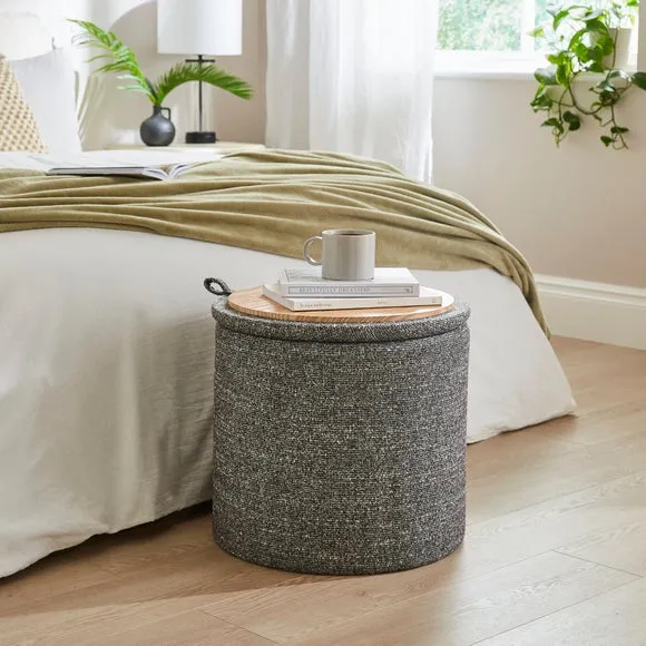 Multi Tonal Round Ottoman 2