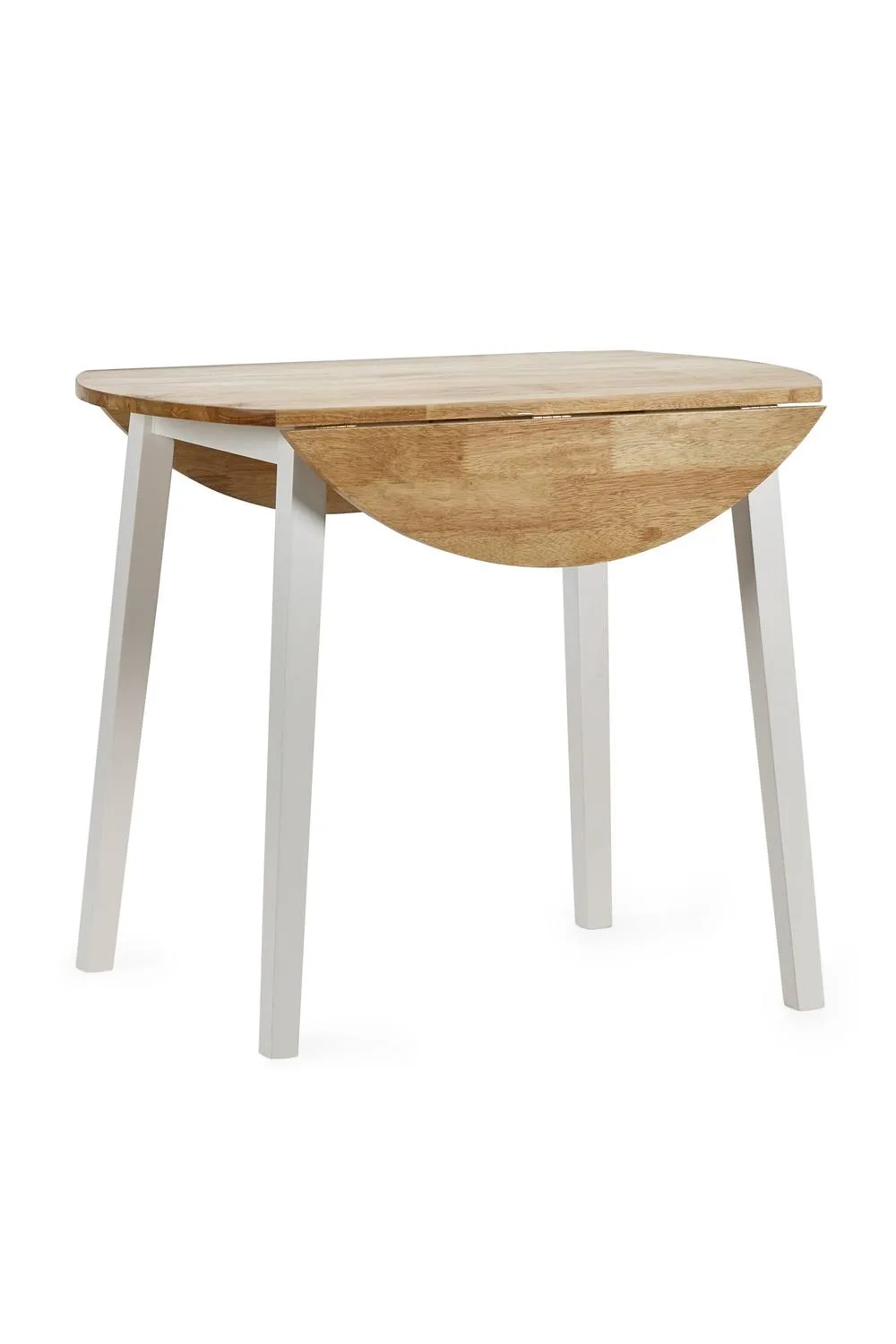 Julian Bowen Linwood Round 2-4 Seater Drop Leaf Dining Table in Light Oak 6