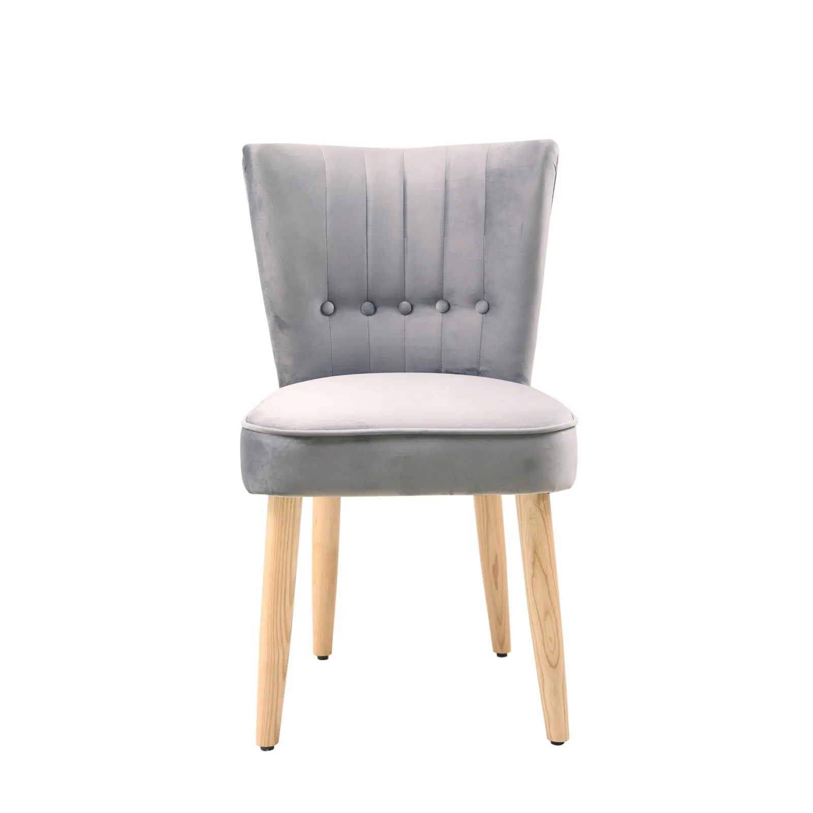Isla Velvet Dining Chair Grey