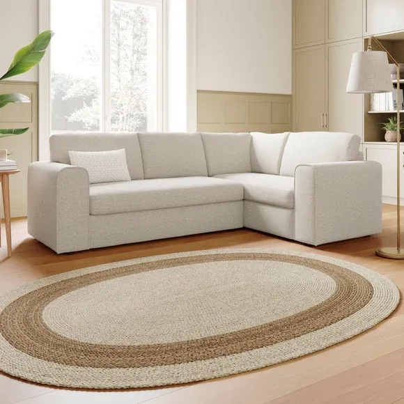 Abel Basketweave Corner Sofa 1