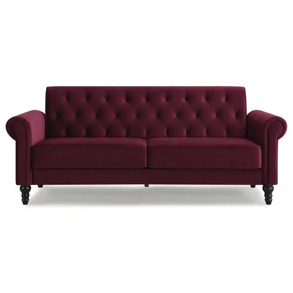 Greta Velvet 3 Seater Sofa 5