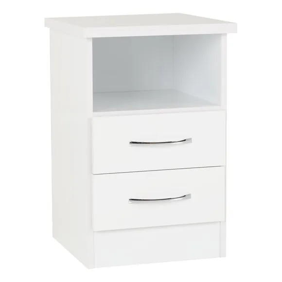 Return - Nevada 2 Drawer Bedside Table 2