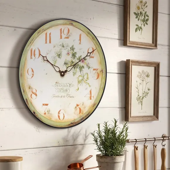 French Vineyard Wall Clock