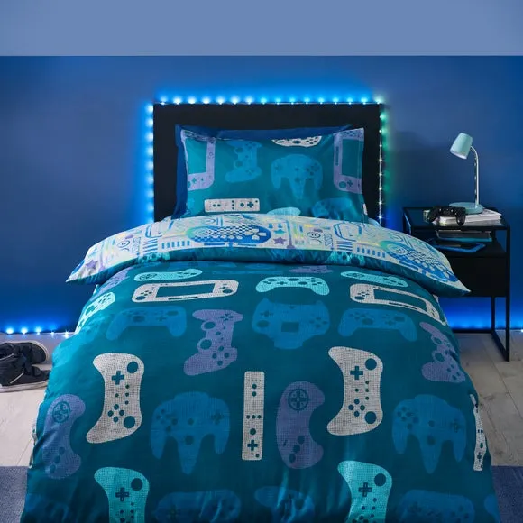 Catherine Lansfield Gamer Duvet Cover & Pillowcase Set 3