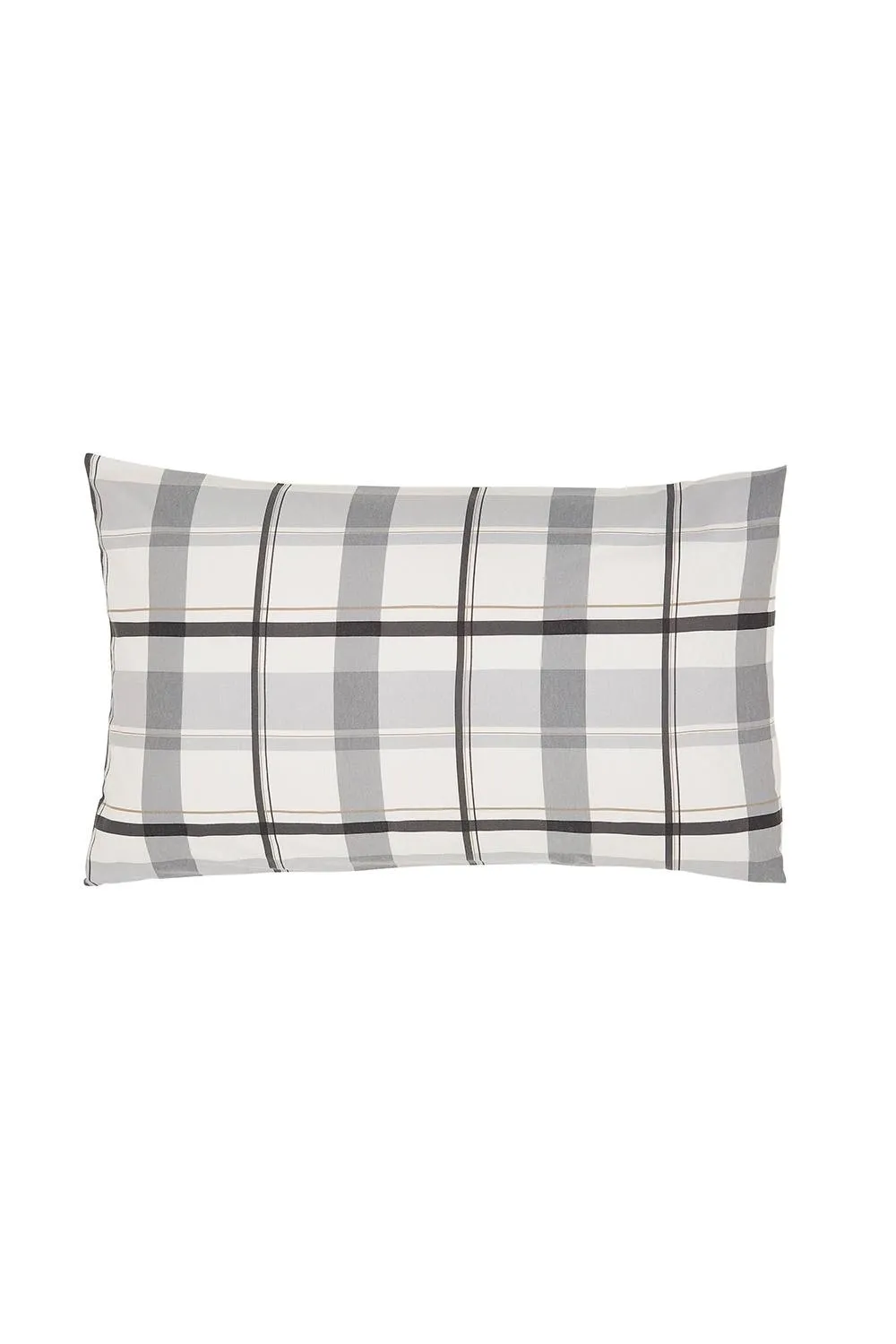 Helena Springfield 'Hudson Check' Brushed Cotton Duvet Cover Set in Charcoal 3